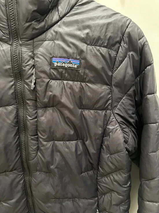 Patagonia Macro Puff Hoody Women’s Small Black Insulated Jacket: Excellent Cond - Picture 3 of 6